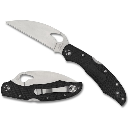 Spyderco 2023 Spyderco Reveal 9, Cara Cara 2 Wharncliffe, Plain Edge SPY-BY03PBKWC2